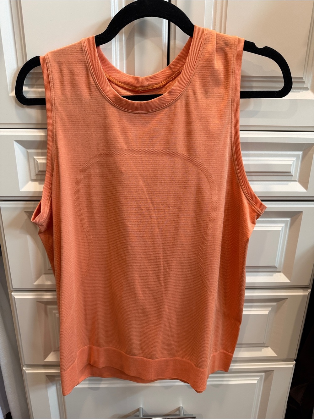 Lululemon Women's Sleeveless Crewneck Tank Top - Coral Orange